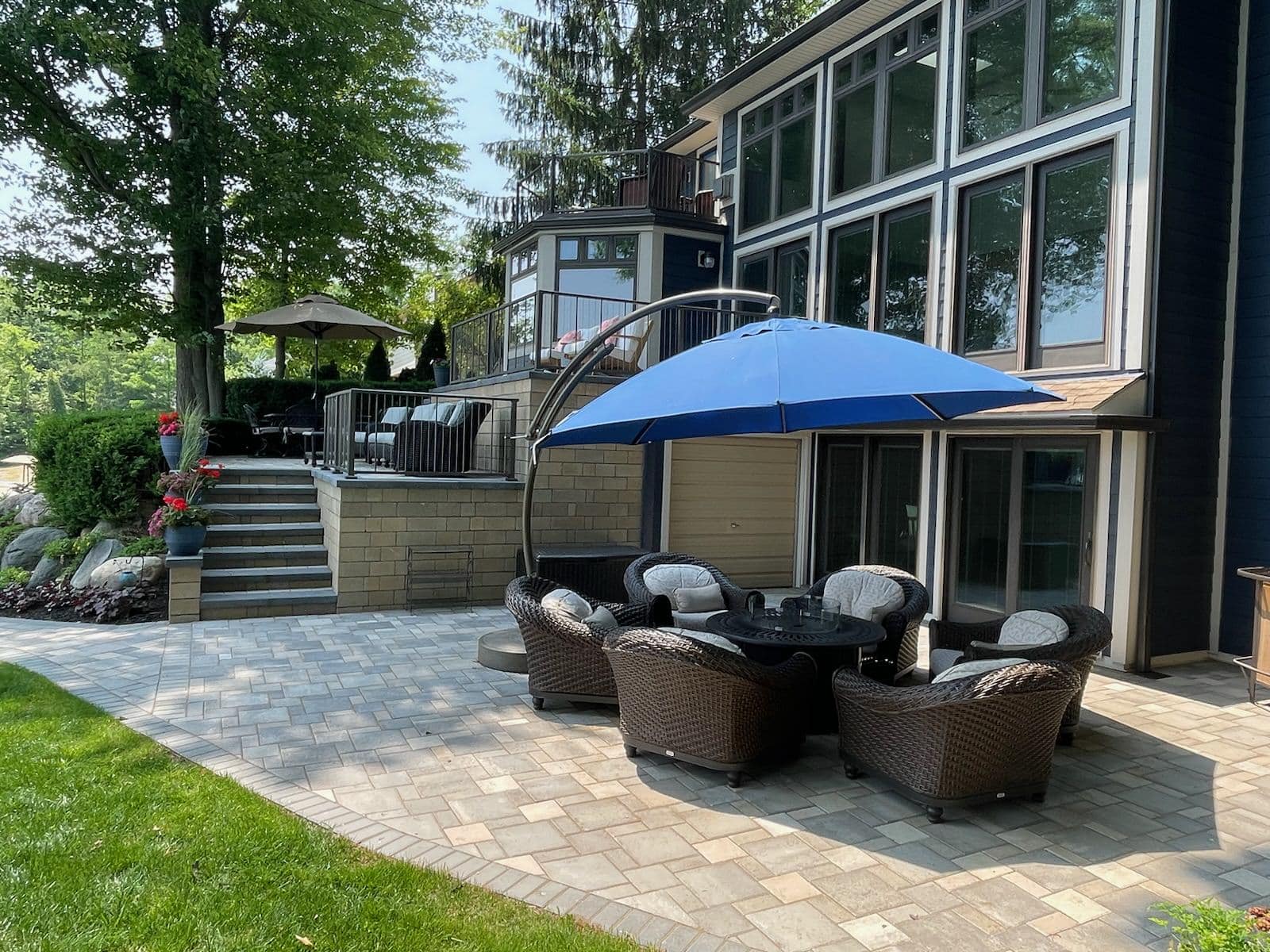 All Brick Patio Michigan